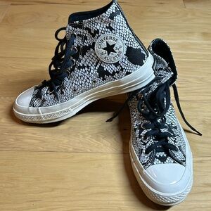Converse Chuck Taylor’s 70 High Digital Daze Python Print Platform | Size 7.5